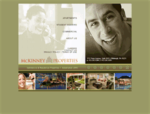 Tablet Screenshot of mckinneyproperties.com